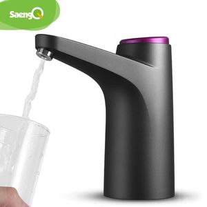 Water Pumps saengQ Water Pump Bottle Automatic Electric Water Dispenser Household Gallon Drinking Switch Smart Water Treatment Appliances 230421