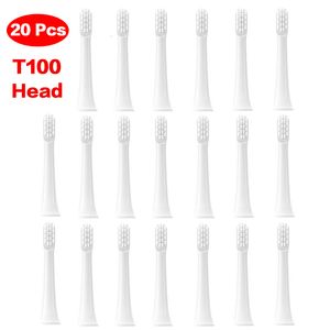 Toothbrush Mijia T100 Heads for Sonic Electric Soft Bristles 820 Pcs Replaceable Brush 5 230421