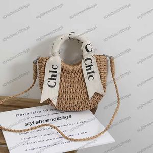 Stylisheendibags Дизайнерская сумка Woman Woody Tote Bag Летние соломенные сумки Сумки Модные сумки через плечо с одним плечом Роскошные сумки Пляжные сумки Letters