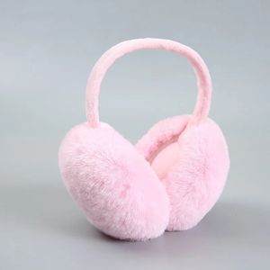 Ear Muffs Autumn Winter Warm Girl Fluffy Earmuffs Womens Plush Solid Soft Casual 231122