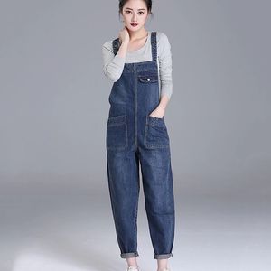 MUNDOS MULHERES ROMPERS S-8XL TAMANHO LOLHO JUMANS JEANS FEMNIMENTES ROMPERS RETRO BIG POLENTE MONTAL CASUAL Moda casual Tamanho grande calça jeans 230422