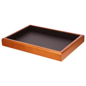 Jewelry Pouches Storage Rack Organizer Tray Watch Dish Pallet Holder Plate Wooden Display Selling Trinket Ring