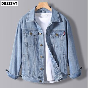 Erkek Ceketler Sonbahar Kış Erkek Denim Ceket Moda Moda Yırtık Denim Ceket Erkek Kot Ceket Dış Giyim Erkek Kovboy Katlar 3xl TA227 230422