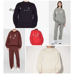 Mulheres Anine Hoodie 23SS Designer Pulôver Clássico Moda Carta Imprimir Hoodie Solto Top Algodão Mulheres Sweatpants