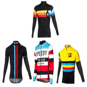 2022 Twin Six Winter Fleece Thermal Cycling Jersey Winter Cycling Clothing Ciclismo Maillot MTB P4254P