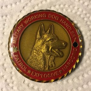 K9 Handler Çalışan Köpek Yapıyoruz Doggie Style Challenge Coin