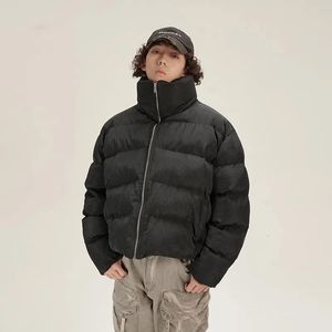 Männer Daunen Parkas Made Extreme Puffer Jacke Streetwear Stehkragen Warme Winter Männer Hip Hop Übergroßen Parka Koreanische Outwear 231122