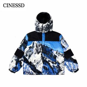 Men s Fur Faux Face 1996 Snow Mountain Down Jacket Duck Filled Women s Winter Outdoor Coat Couples Waterproof 231122