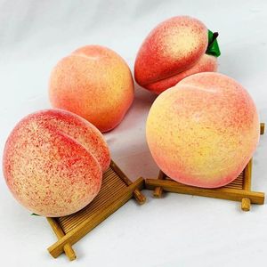 Party Decoration Simulation Honey Peach Model Fake Fruit Table Ornaments STOCK Window Display Po Props Artificial Fruits