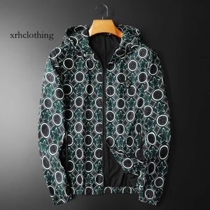 Mens North Face Jacket 2023 Spring and Autumn New Casual Hooded Coat Trendy Brand Fashion Men's Printed Large Jacket