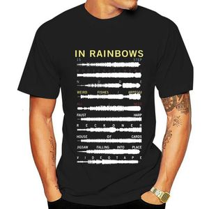 Men's T-Shirts Radiohead - In Rainbows - Sound wave T shirt radiohead ok computer oknotok soundwave sound wave music album alternative 230422