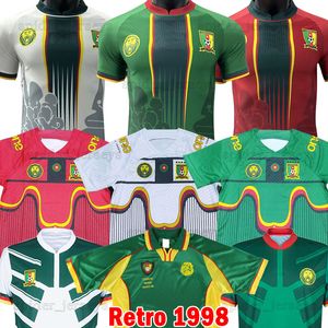 23 24 Cameroon national Soccer Jerseys retro 1998 football team Ekambi Bassogog 2023 2024 Aboubakar Ngamaleu Marou ABOUBAKAR Fans Player Version Football Shirts
