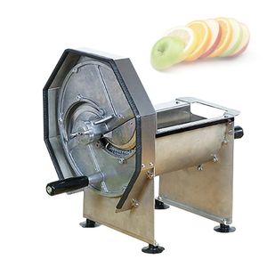 Stainless Steel Slicer Cutter Commercial Potato Tomato Lemon Cutter Manual Slicing Machine Fruit Vegetable Cutter Section Cutter