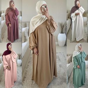Этническая одежда Рамадан мусульманский хиджаб платье абая для женщин Абая Дубай Турция Ислам Кафтан Ровень Лонг.