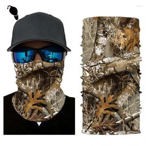 Bandanas Mountaineering Headscarf Woodland Jungle Camping Leisure Windproof Sweat-absorbing Scarf Outdoor Equipment Branch Printing