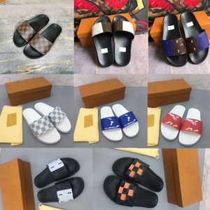 Marke Beste Qualität Damenhausschuhe, schwarze Herrenfliegenbeine, Sandalen mit flachem Boden, Schwimmbeckenkissen, Pantoletten, Sonnenuntergangspolster, vorderer Riemen, modische und einfach zu stylende Schuhe