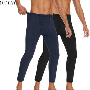 Erkekler termal iç çamaşırı erkekler uzun Johns termal pantolon yüksek elastik peluş erkekler detaylı iç çamaşırı kış sıcak tozluk rahat taytlar 231122