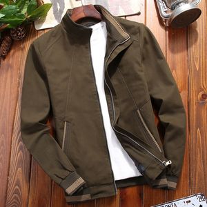 Jackets masculinos Mens jaquetas Spring Autumn Casual Casual Cors Solid Business Sportswear Stand Collar Jackets Slim Jackets Male Bomber Jackets M-3xl 230422