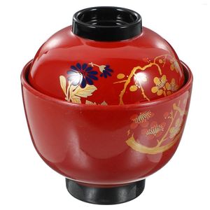 Dinnerware Sets Izakaya Soup Bowl Japanese Style With Lid Versatile Household Noodles