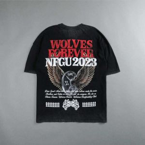 Darcsport nfgu wolf fitness roupas de camiseta