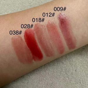 5 kolorów Matowa płynna szminka Lipgloss Red Light Gloss Zestaw