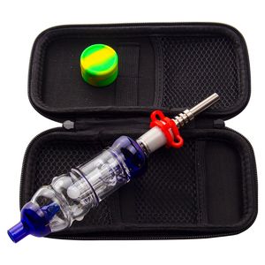 Headshop214 NC016 Glass Water Bong Od 32mm Spill-Profow Rökning Pipe Bag Set 14mm Titanium Ceramic Quartz Nail Dabber Tool Birdcage Perc Dab Rig Bubbler Bongs Bongs Bongs Bongs Bongs Bongs Bongs