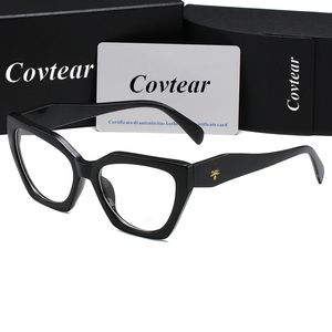 New Fashion Men And Women Eye Glasses Frame Brand Designer Square Computer Goggles Quality Unisex Plank Prescription Glasses Myopic Frame High Quality PR 206