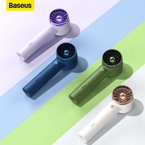 Outros home Garden Baseus Fã de mão de mão USB recarregável pequena mesa portátil resfriador de resfriamento para viajar mini mãos com o Power Bank 230422