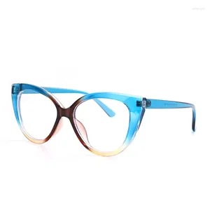 Occhiali da sole Montature da donna Occhiali da vista Cat Eye Telaio Vintage Occhiali da vista da donna con blocco della luce blu per designer di lusso 2024 Cateye Gafas