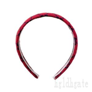 Green hair band cottons luxury headband red black retro tiktok useful woman letter romance big canvas classic headbands collection fashionable ZB056 F23