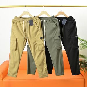 Designer Women's Men's Cargo Pants Mens Streetwear Hip Hop Casual Workwear Trousers Retro Multi-pockets Straight Loose Overalls Couple