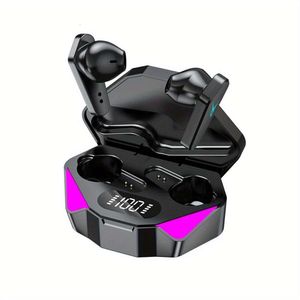 Low latency Wireless X Earbuds TWS BT Ear Buds with LED Battery Display IPX Waterpoor In ear Headphones for Gaming Meeting and IP