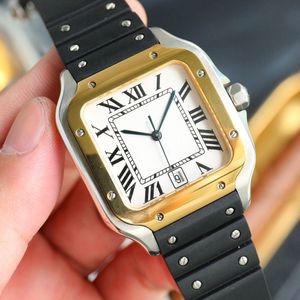 Orologio da uomo 40MM Orologi di design Cinturino in caucciù Orologio da polso da uomo con movimento meccanico automatico 2813 di alta qualità