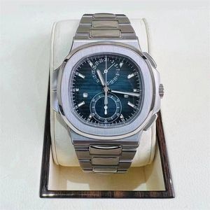 Top Men 's Watch Luxury 5990 기계식 손목 남성 자동 크로노 그래프 방수 스테인리스 스틸을 판매하는 손목 시계