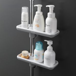 Badezimmerregale Badezimmerarmatur Lagerregal Duschseifenhalter Badezimmer Organizer Duschregale Kein Bohren Schwimmendes Regal Badezimmerzubehör 230422