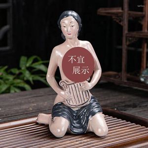 Tea Pets Kitchen Figurine Handmade Pet Luxury Nude Girl Toys per il sesso in stile cinese Tetera Theiere Service