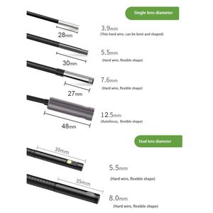 Złącze pionowe Teslong Endoscope kamera Snake Rurka 3,9 mm 5,5 mm 7,6 mm kabel 8 mm podwójny obiektyw 12,5 mm Auto ostrości dla NTS300 NTS500 230422