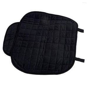 Car Seat Covers Universal Black Protector Cover Chair Warm Pad Mat Plush Anti-Skid Cushion Decoration