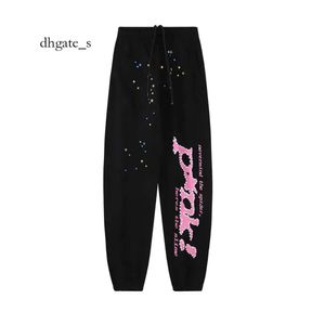 dhgate sp5der tracksuit Spider Designer Joggers Men Pants Womens Sweat Pant Black Hip Hop Streetwear Oversized Long Sleeve Pullover Hoodie Letter Print Cotton