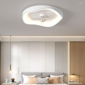 Pendant Lamps Modern Fan Chandelier Bedroom Lamp LED Ceiling Lights With Remote Control Hanging Light For Kitchen