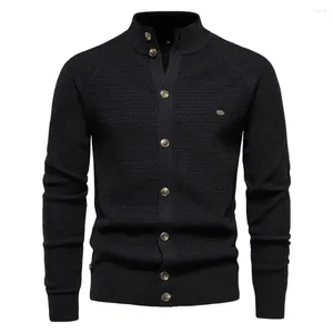 Motorcycle Armor European And American Tops Autumn Winter Cardigans Men's Sweaters High-quality Business For Men