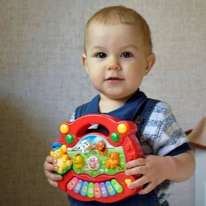 Tastaturen, Klavier, Baby-Musikspielzeug mit Tiergeräuschen, Kindertastatur, elektrisches blinkendes Musikinstrument, frühes Lernspielzeug für Kinder 231122