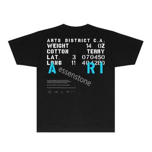 Limitierte Edition von Amirs Designer-T-Shirts für neue Paare, Streetwear-Sommermode-Shirt, Spritztinten-Buchstabendruck-Design, kurze Ärmel für Paare, klassische AM-T-Shirts