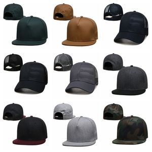 空白のメッシュ迷彩野球帽子屋外スポーツGorras Casquette Men Visor Golf Snapback Hats