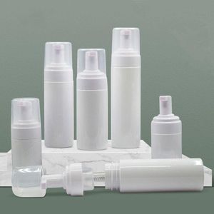 100ml 120ml 150mlフォーマボトル空の白いプラスチックフォームボトルハンドウォッシュソープムースクリームディスペンサーバブルボトルBPA無料Xendv