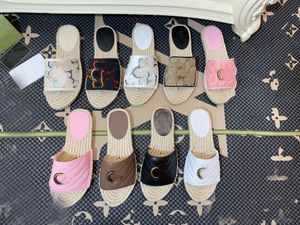 Designer-Slides, Herren-Damen-Hausschuhe mit Original-Staubbeutel, schwarzes Blumen-Canvas, grüne Blumen, Schuhe, modische Sommer-Sandalen, Strand