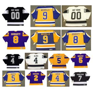 Los Kings Rob Blake CCM Throwback Hockey Jersey Angeles Drew Doughty Bernie Nicholls Jerry Korab Howell Matt Greene Tomas Sandstrom Size Rare