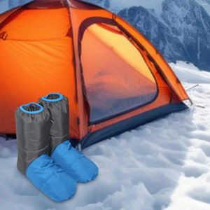 Sportsocken Down Stiefel Sleeping Slipper Schuhe Sockenschuhschuhe Schneeschuhe zum Camping -Fischen in der Innenzelt