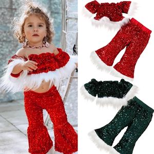 衣類セット1-6歳の女の女の子のクリスマス服セット