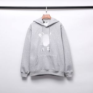 Men's Hoodies Sweatshirts Monkey Oversize Hooded Sweater in Autumn and Winter New Loose Casual Lazy Style Jacket